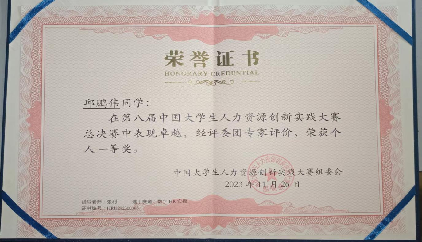 保定理工學(xué)院‖管理學(xué)院‖喜報(bào)：熱烈慶祝我院人力資源管理專業(yè)學(xué)生參加第八屆HRU中國(guó)大學(xué)生人力資源創(chuàng)新實(shí)踐大賽總決賽榮獲團(tuán)體二等獎(jiǎng)?。?！